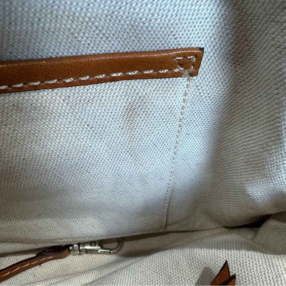 Vintage 90's Michael Kors Leather Tan Saddlebag with Silver Buckles - Picture 15 of 16